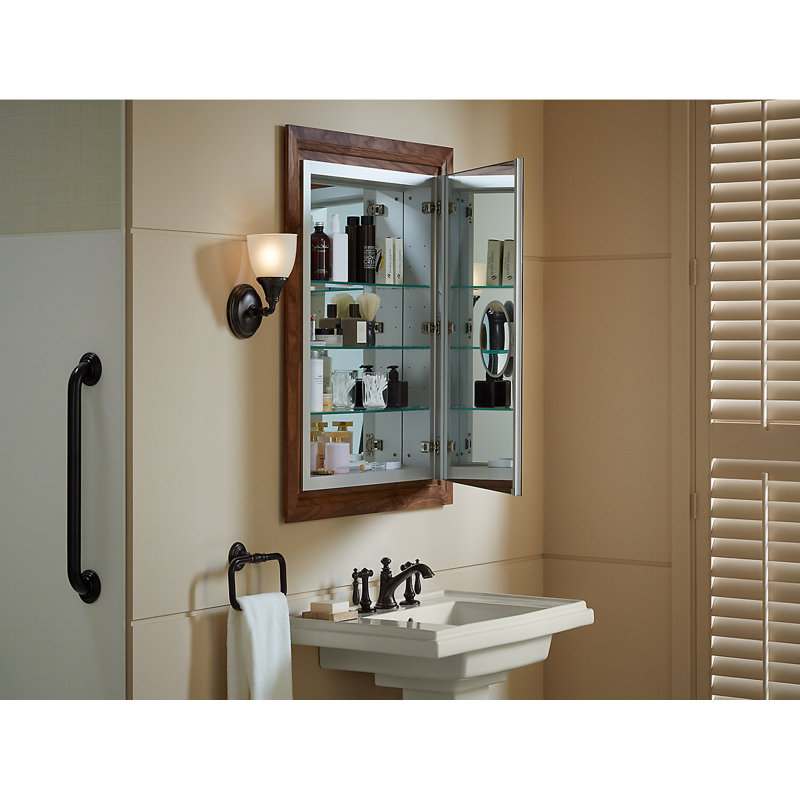 Kohler Verdera® Recessed or Surface Mount Medicine Cabinet with 3 ...